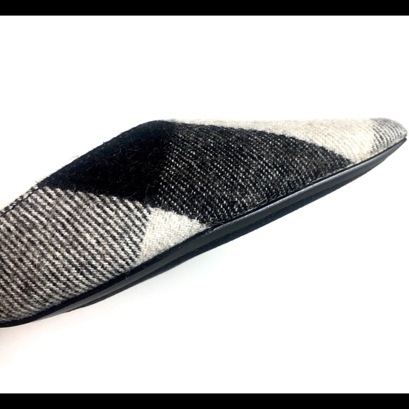 Buffalo Check Flannel Heels - Ankle Strap Plaid - Picture 8 of 8